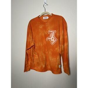 Joyrich Orange T-Shirt logo Long sleeve Tee Size Small
